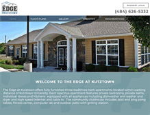 Tablet Screenshot of edgekutztown.com